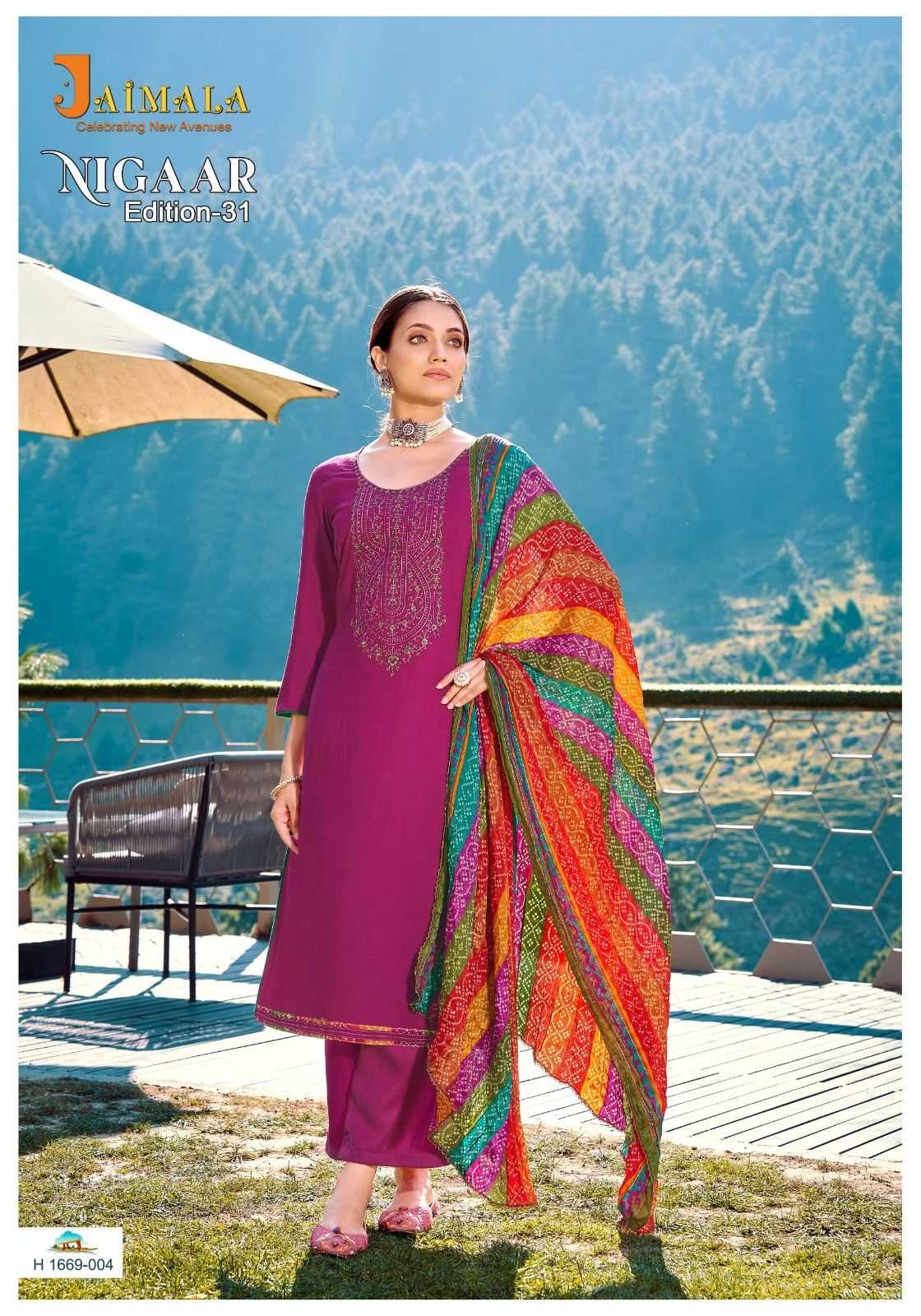 jaimala alok nigaar vol 31 rayon daily wear pakistani dress material