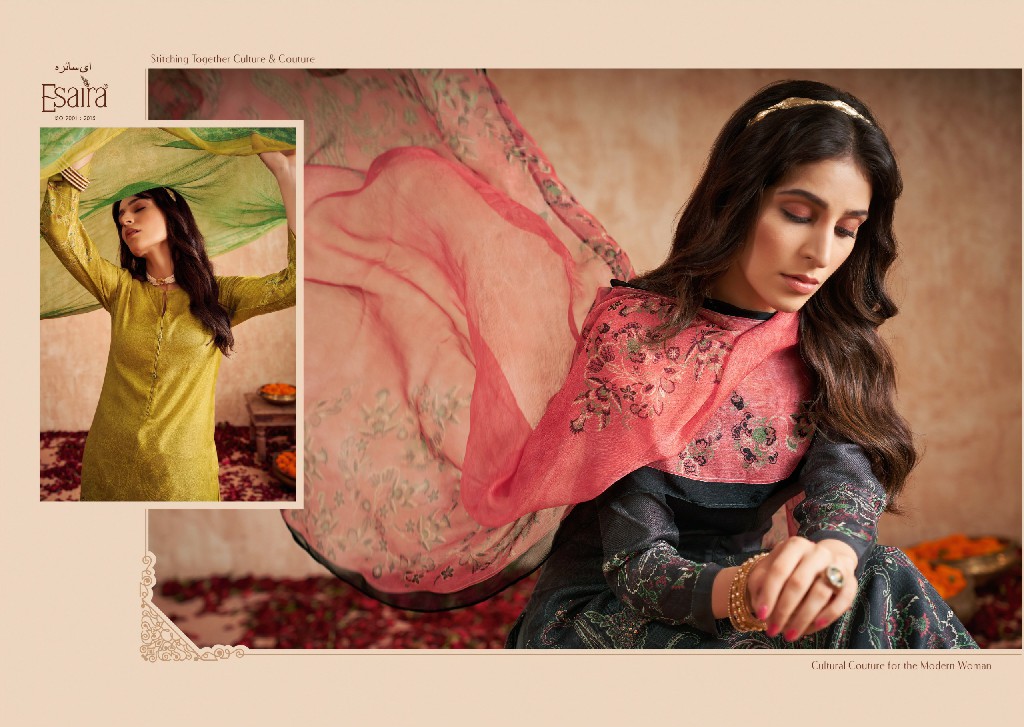 Esaira By Esta Niran Wholesale Pashmina With Handwork Winter Dress Material
