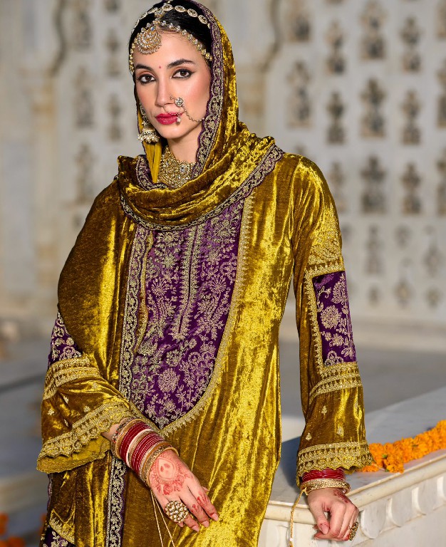 Cinderella Noor-E-Shama Wholesale Pure Viscose Velvet With Work Winter Suits