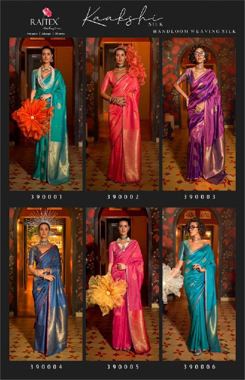 Rajtex Kaakshi Silk Wholesale Handwoven Silk Festive Sarees