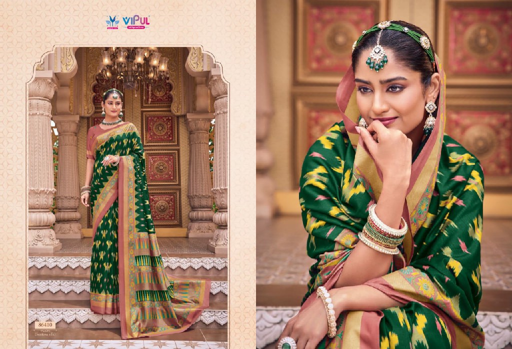 GULMARG SILK VOL 5 BY VIPUL FASHION AMAZING FESTIVE WEAR TRADITIONAL SAREES WHOLESALER