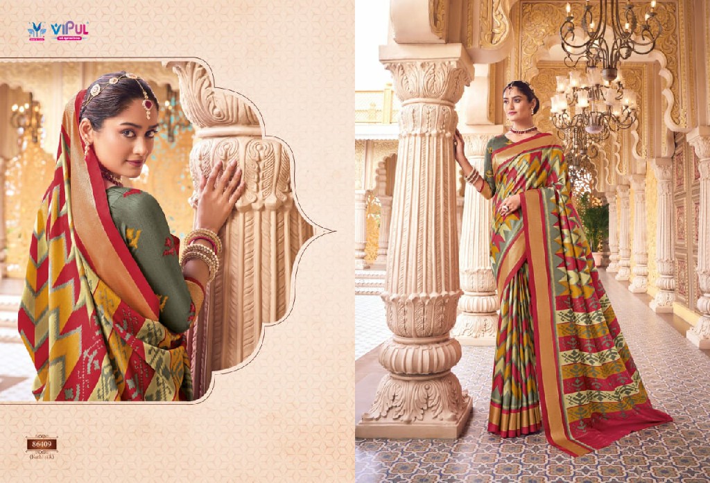 GULMARG SILK VOL 5 BY VIPUL FASHION AMAZING FESTIVE WEAR TRADITIONAL SAREES WHOLESALER