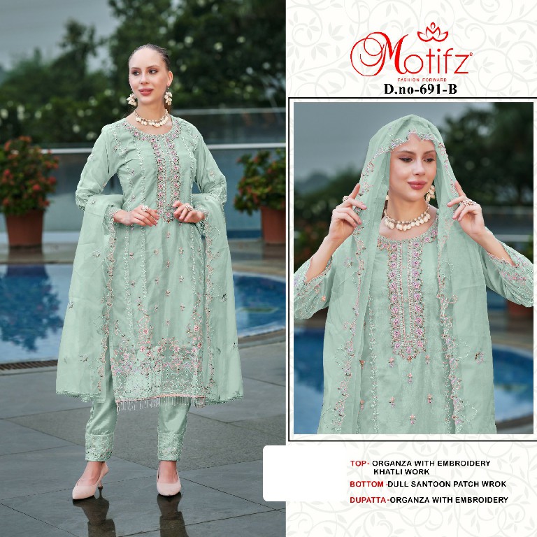 Motifz D.no 691 Wholesale Indian Pakistani Salwar Suits