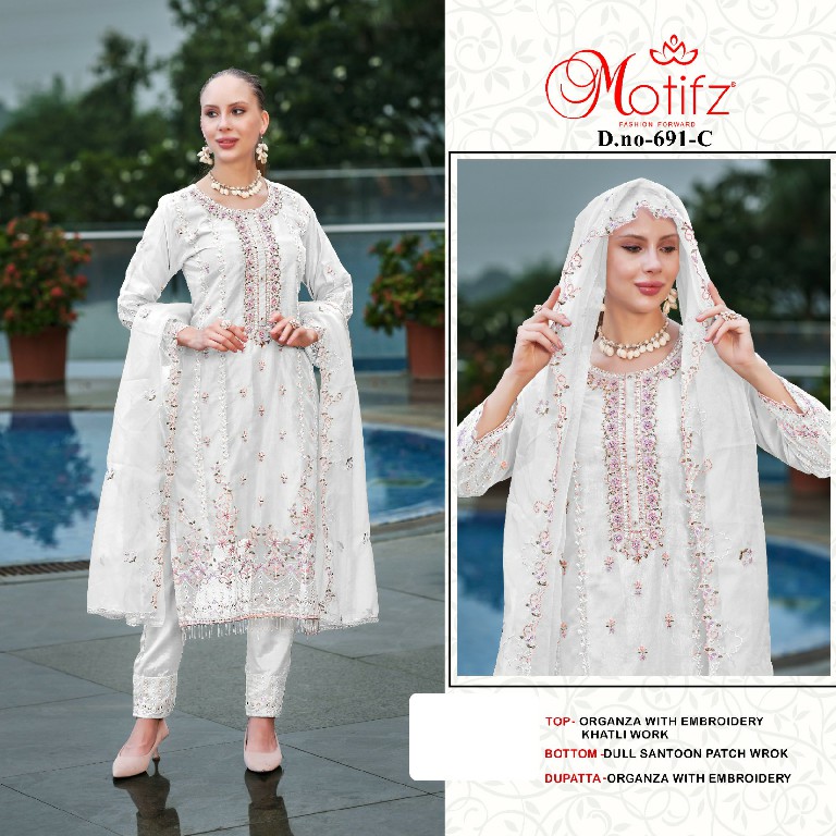 Motifz D.no 691 Wholesale Indian Pakistani Salwar Suits