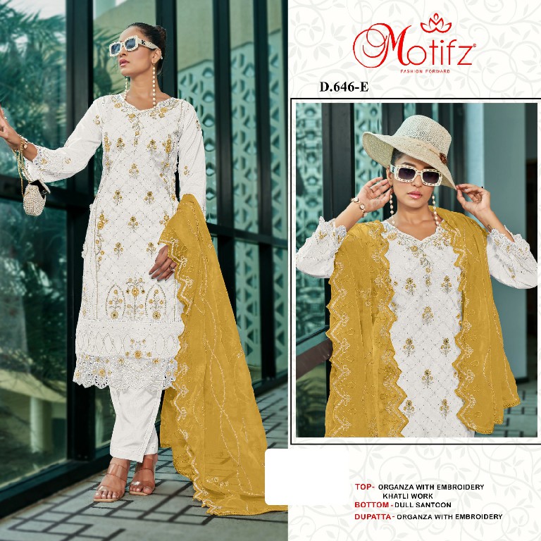 Motifz D.no 646 Wholesale Indian Pakistani Salwar Suits