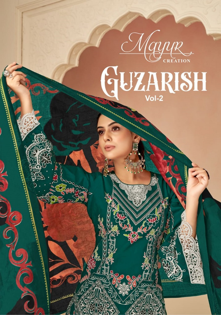 Mayur Guzarish Vol-2 Wholesale Pure Cotton Print Dress Material