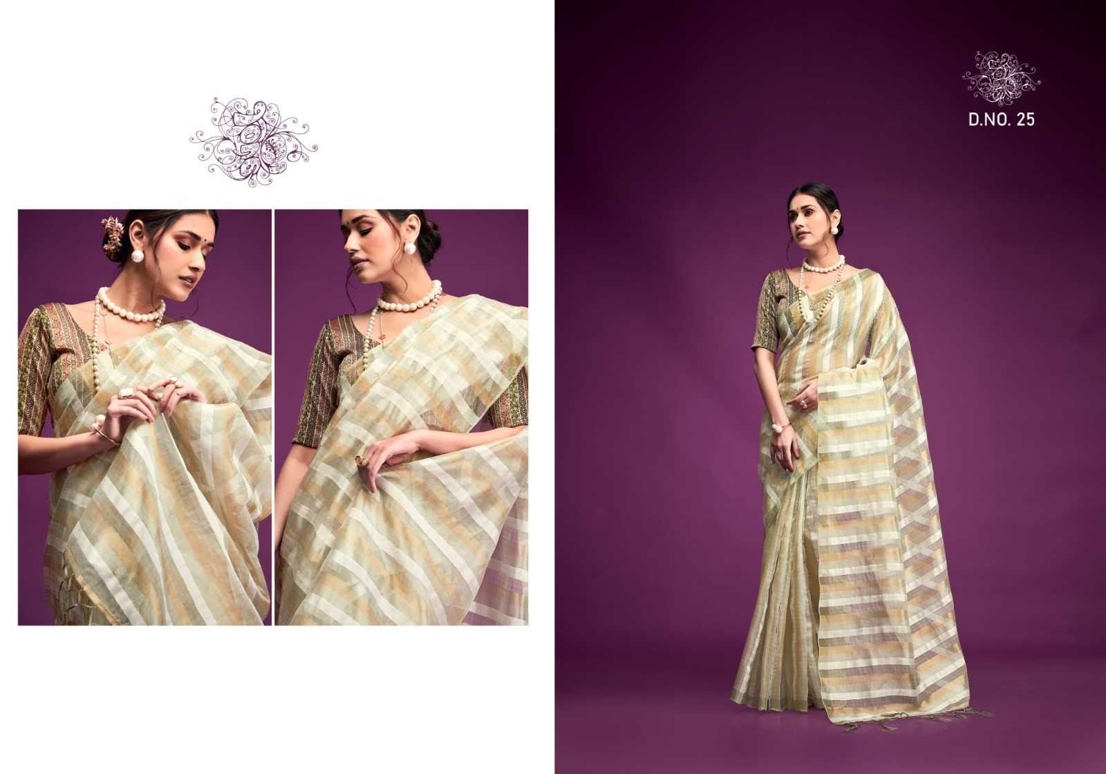 glamour by kala jamun 21-25 organza classic best saree online