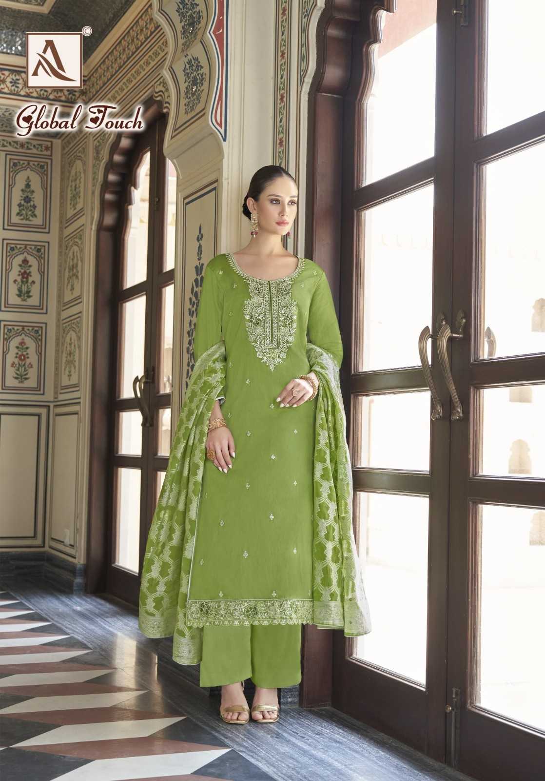 global touch by alok zam cotton modern pakistani salwar suit exports