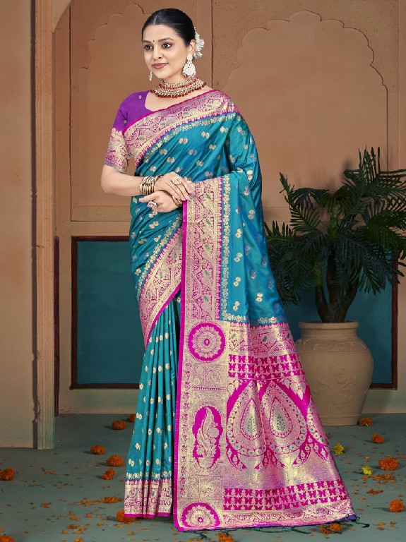 bunawat raas garba silk wedding festival wear silk fabric saree collection