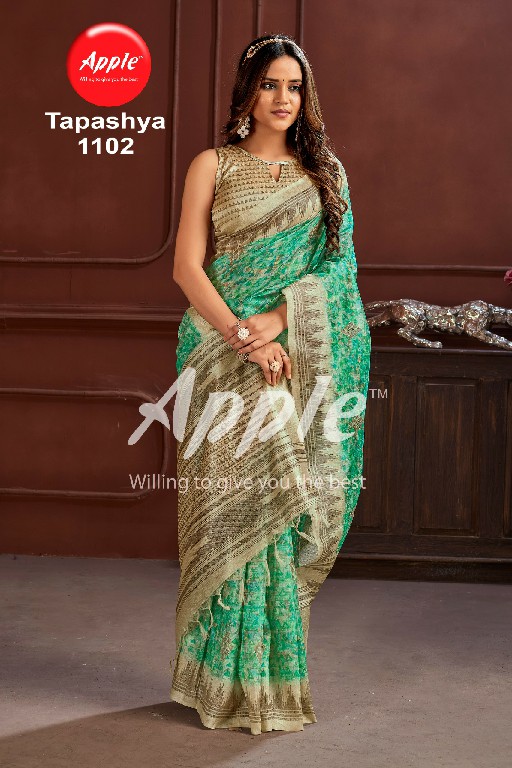 Apple Tapashya Vol-11 Wholesale Sufi Silk Ethnic Indian Sarees