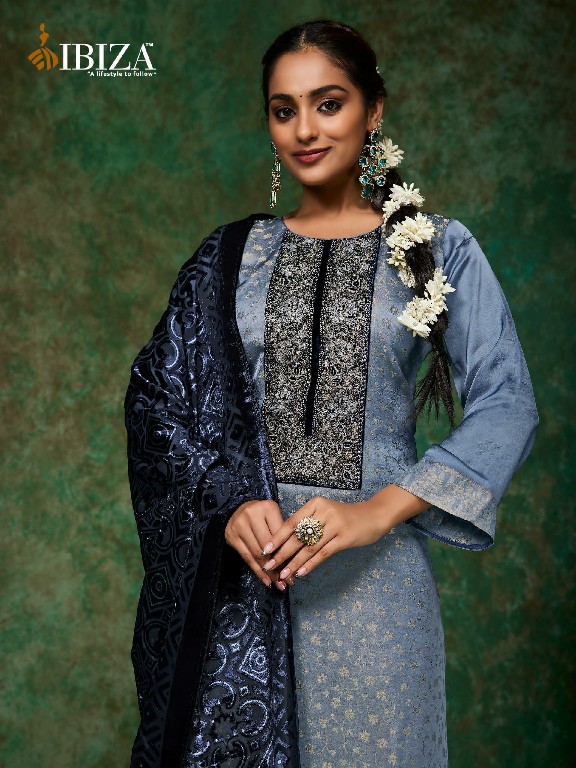 Ibiza Pinara Wholesale Pure Morrocco Silk Velvet Winter Party Wear Salwar Suits