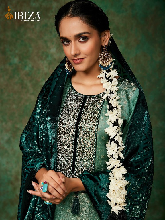 Ibiza Pinara Wholesale Pure Morrocco Silk Velvet Winter Party Wear Salwar Suits