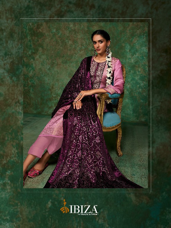 Ibiza Pinara Wholesale Pure Morrocco Silk Velvet Winter Party Wear Salwar Suits