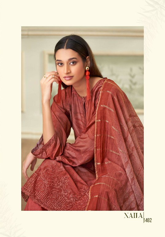 Sahiba Naila Wholesale Unique Muslin Silk Salwar Kameez