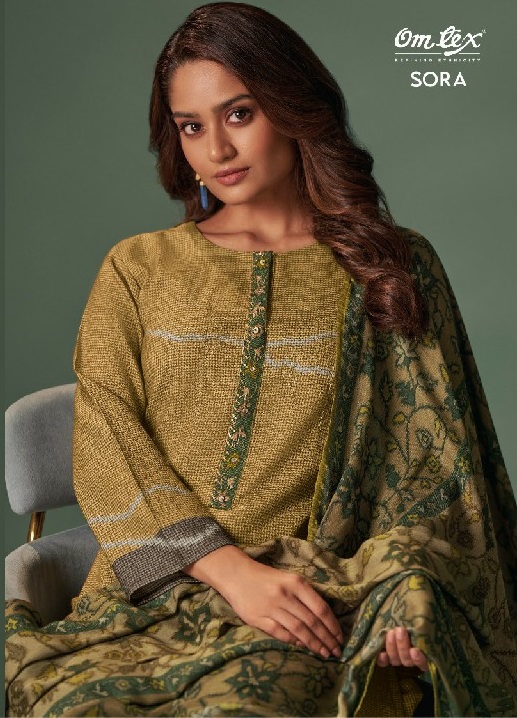 Omtex Sora Wholesale Kashmeeree Checks With Handwork Salwar Suits