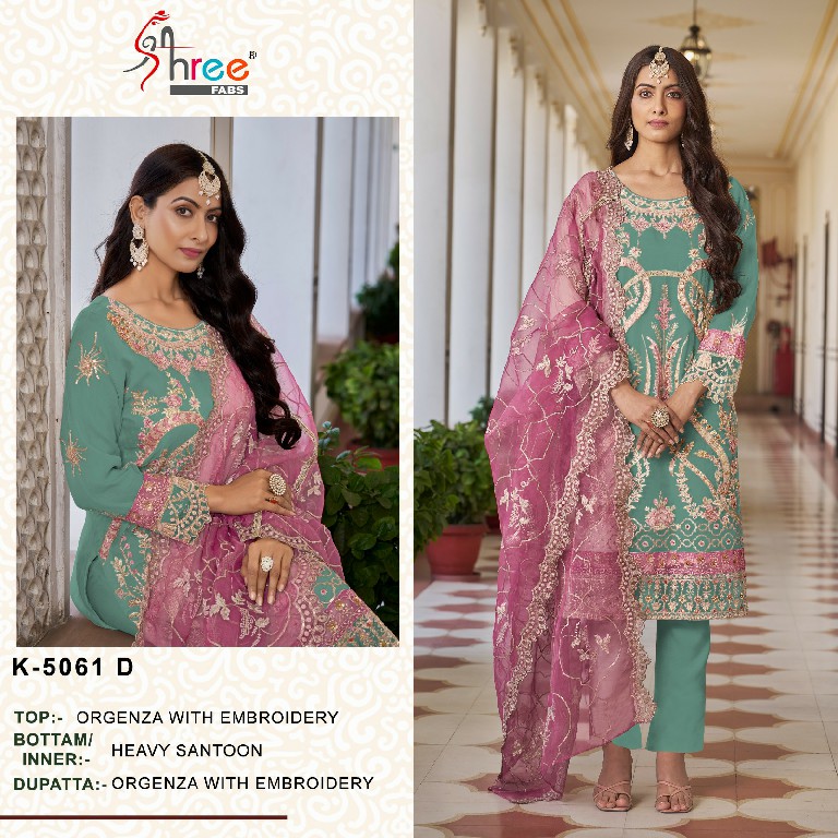 Shree Fabs K-5061 Wholesale Indian Pakistani Salwar Suits