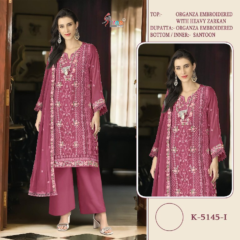 Shree Fabs K-5145 Wholesale Indian Pakistani Salwar Suits