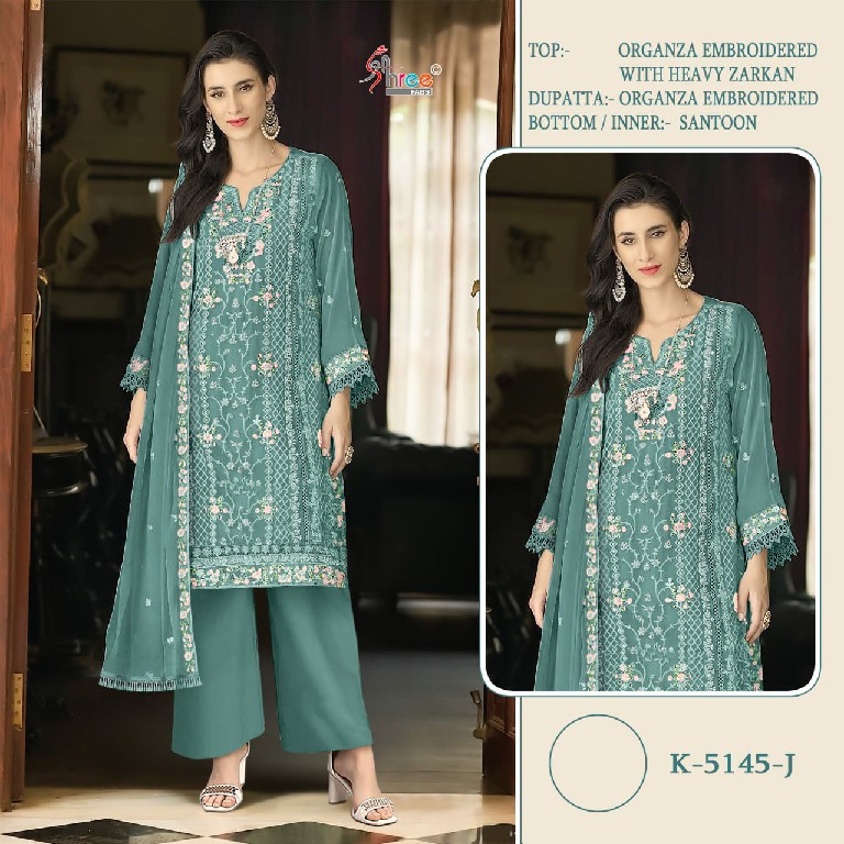 Shree Fabs K-5145 Wholesale Indian Pakistani Salwar Suits