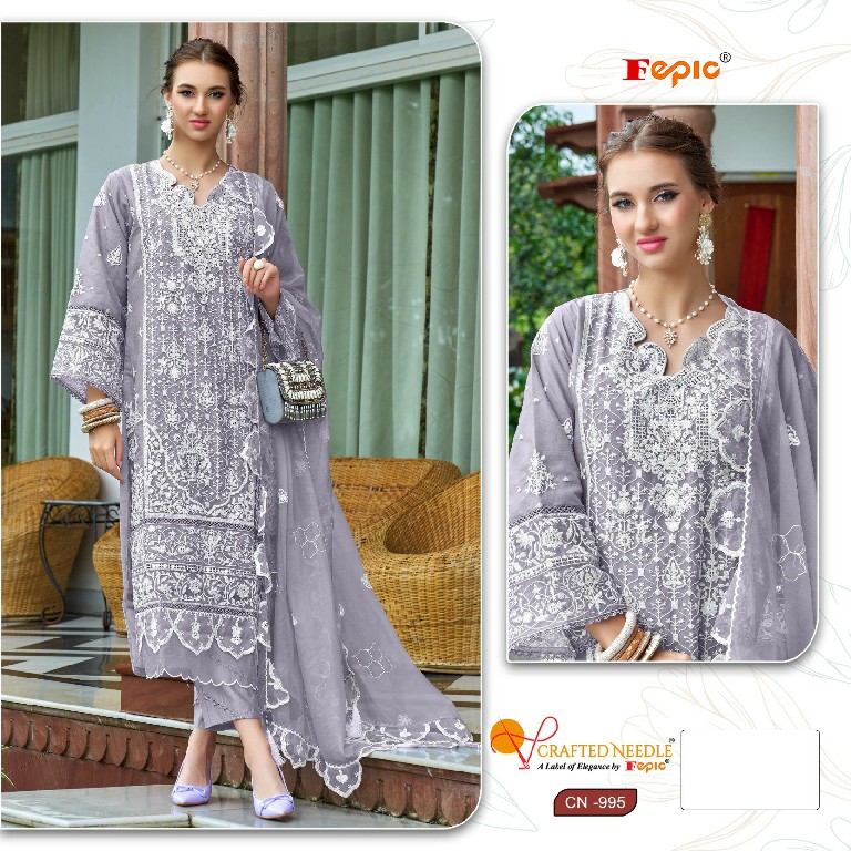 Fepic Crafted Needle CN-995 Wholesale Readymade Indian Pakistani Suits