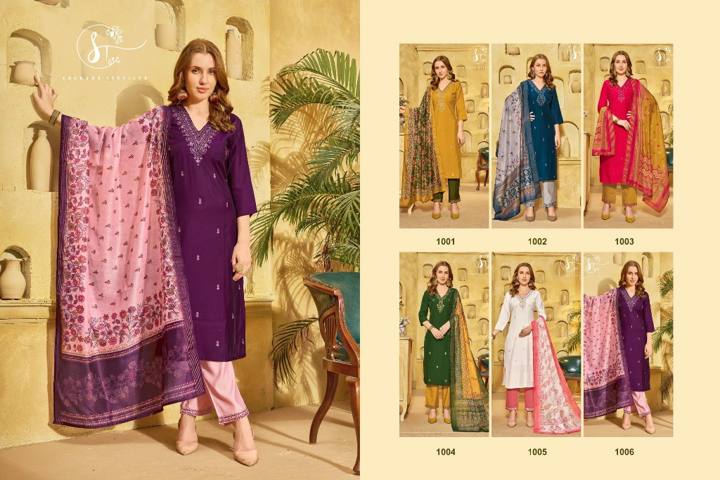 Shardha Arzoo Silk Vol-2 Wholesale Readymade Premium Silk Top With Bottom And Dupatta