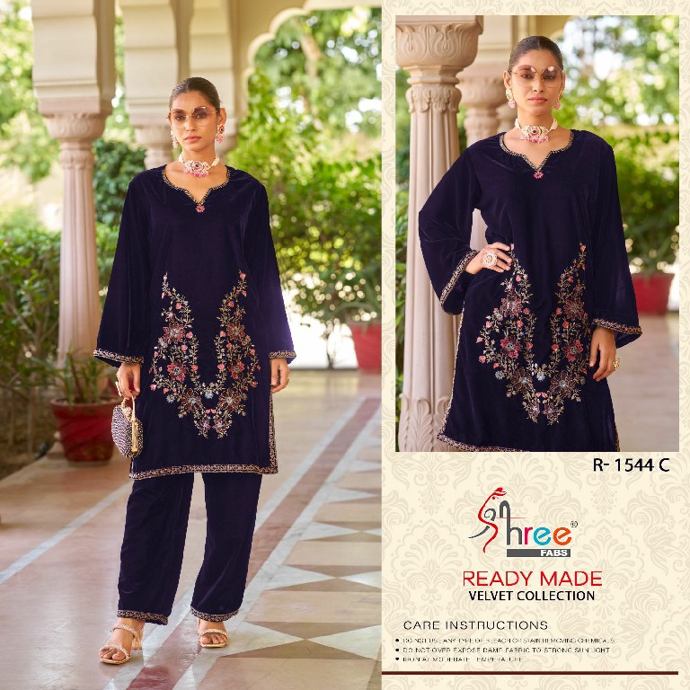 Shree Fabs R-1544 Wholesale Velvet Code Set Collection