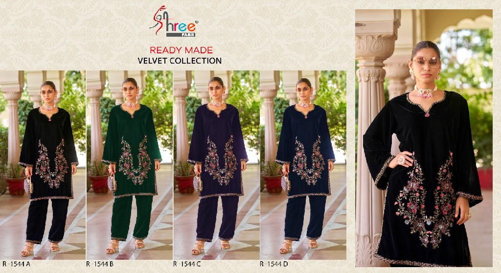 Shree Fabs R-1544 Wholesale Velvet Code Set Collection