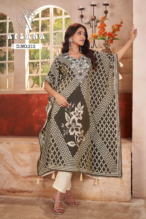 Afsana D.no 213 Wholesale Pure Modal Kaftan Combo Collection