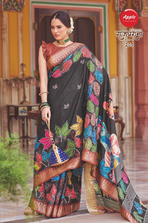 Apple Rajgharana Vol-2 Wholesale Handloom Dobby Sarees