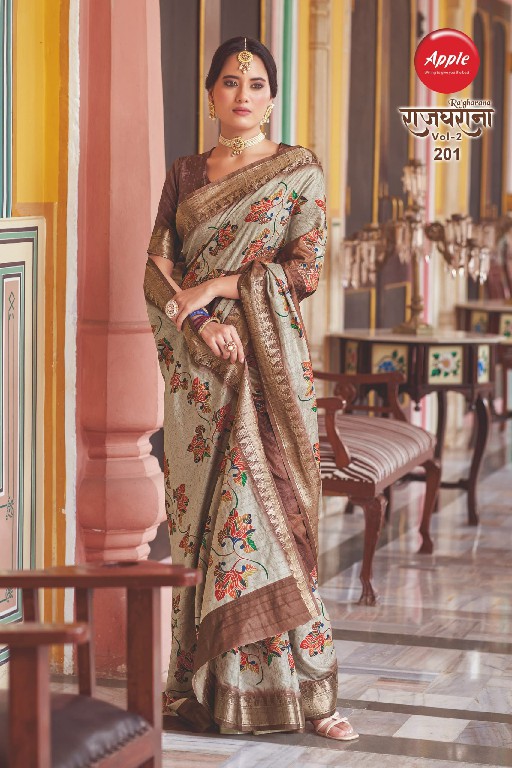 Apple Rajgharana Vol-2 Wholesale Handloom Dobby Sarees