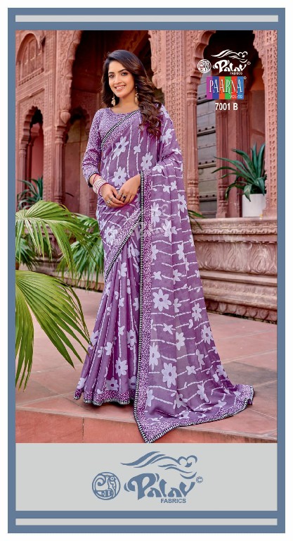 Palav Paarna Vol-70 Wholesale Kreeva Georgette Fabrics Sarees