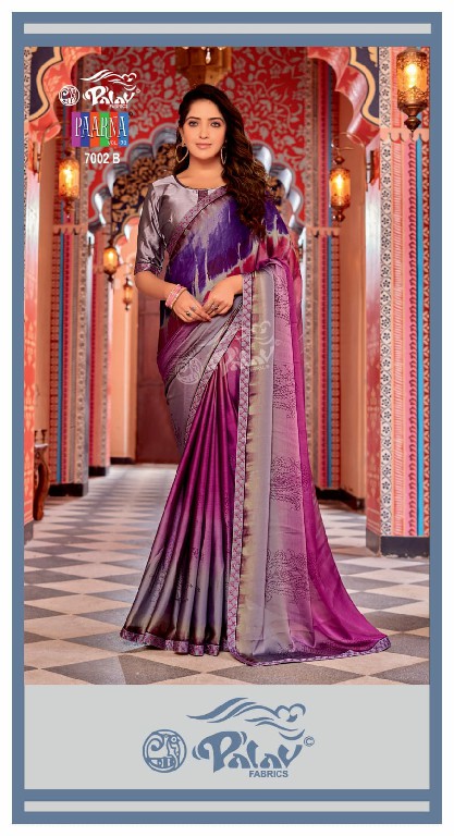 Palav Paarna Vol-70 Wholesale Kreeva Georgette Fabrics Sarees
