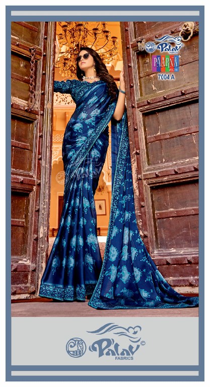 Palav Paarna Vol-70 Wholesale Kreeva Georgette Fabrics Sarees