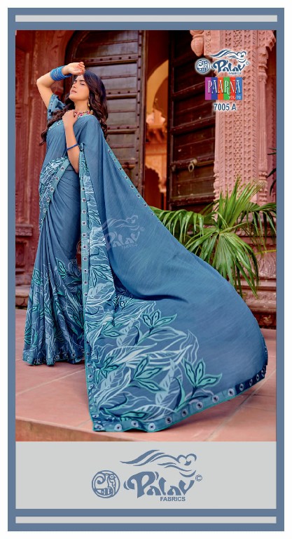 Palav Paarna Vol-70 Wholesale Kreeva Georgette Fabrics Sarees