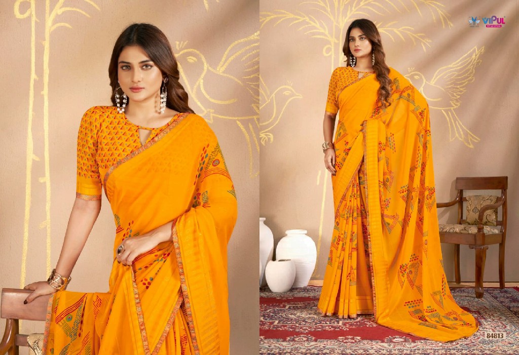 Vipul Shilpa Vol-2 Wholesale Georgette Fabrics Ethnic Sarees