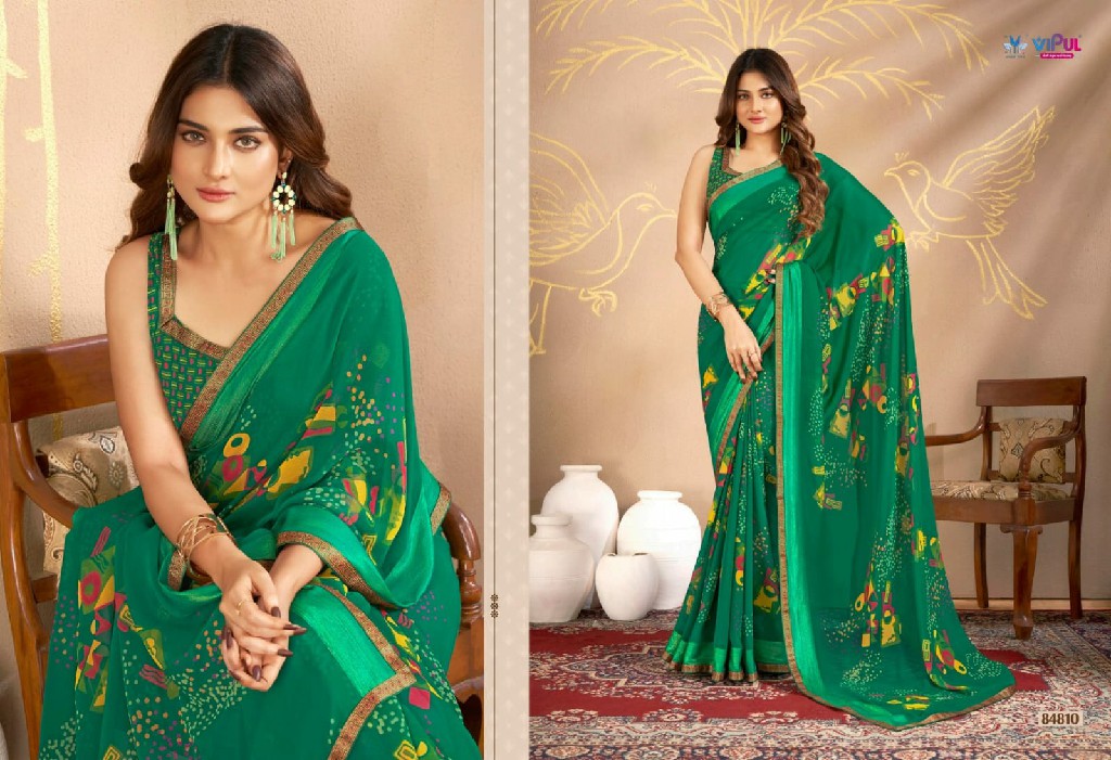 Vipul Shilpa Vol-2 Wholesale Georgette Fabrics Ethnic Sarees