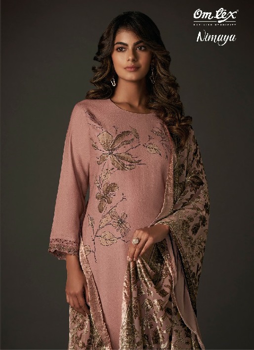 Omtex Nimaya Wholesale Pure Pashmina With Handwork Winter Suits