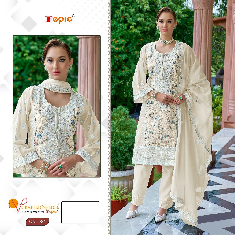 Fepic Crafted Needle CN-984 Wholesale Readymade Indian Pakistani Suits