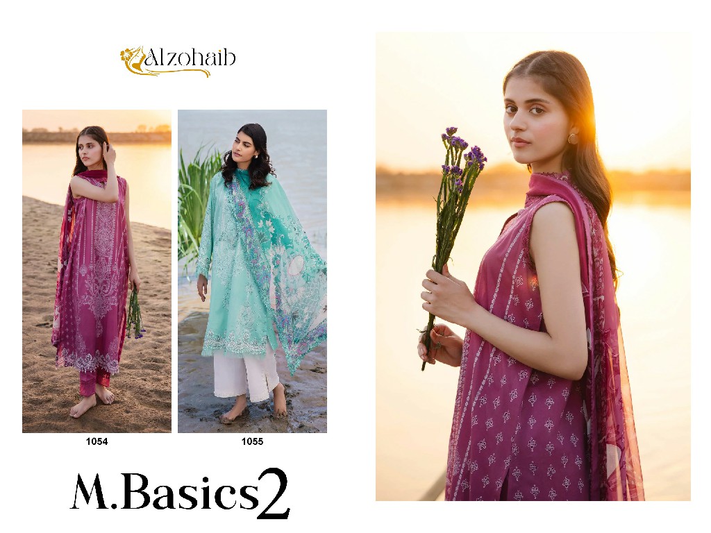 Alzohaib M Basics Vol-2 Wholesale Pakistani Concept Salwar Suits