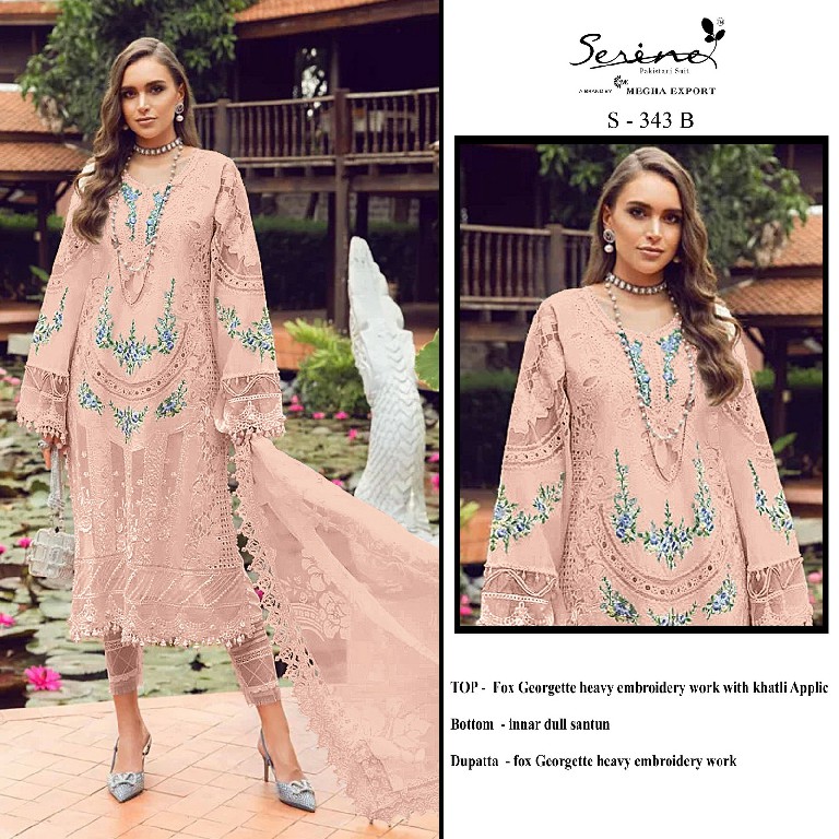 Serine S-343 Wholesale Indian Pakistani Salwar Suits