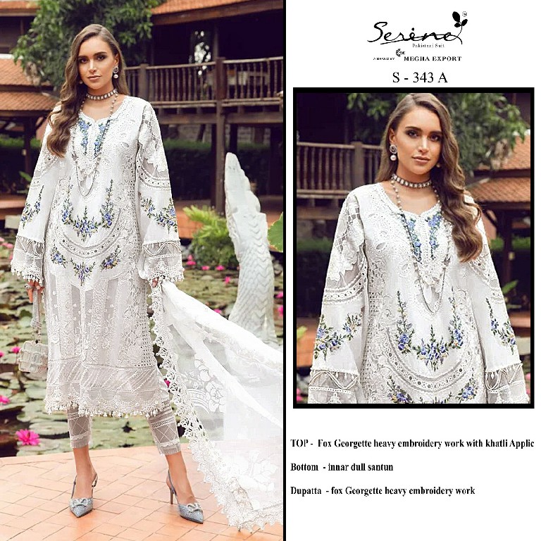 Serine S-343 Wholesale Indian Pakistani Salwar Suits