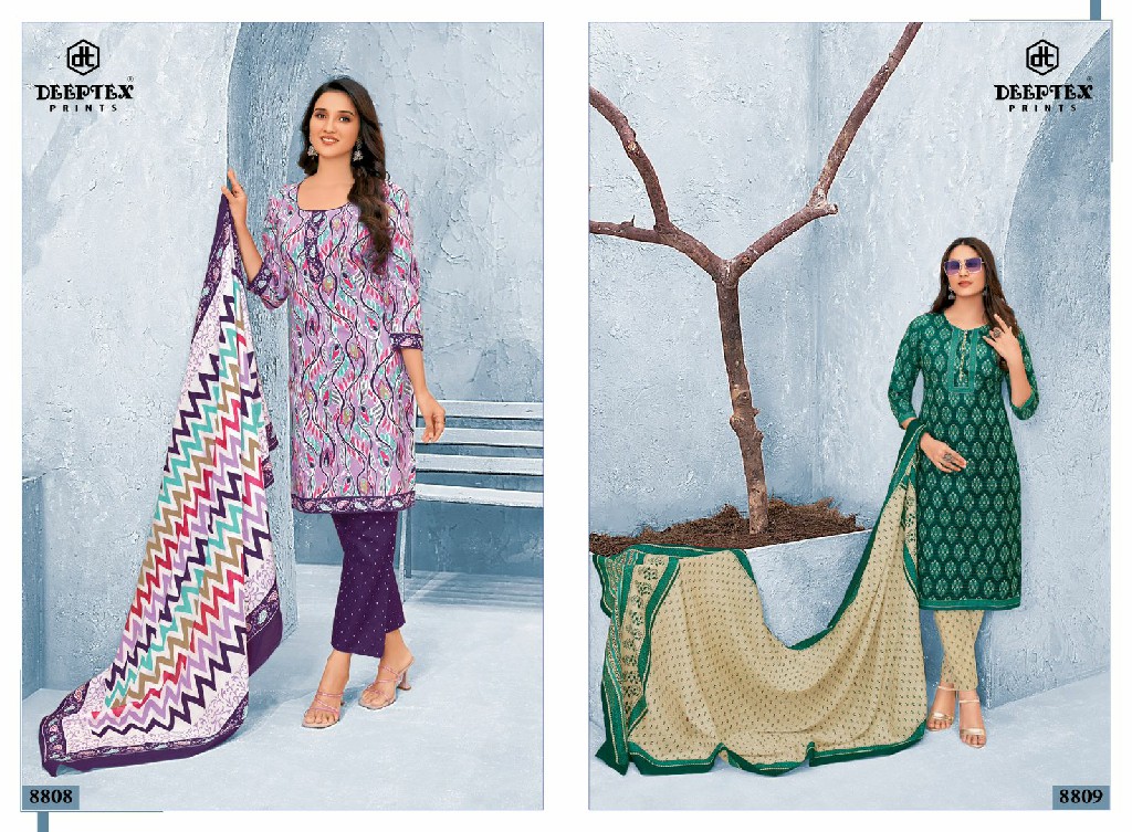 DEEPTEX PRINTS MISS INDIA VOL 88 SUMMER SPECIAL COTTON UNSTITCH SALWAR KAMEEZ COLLECTION