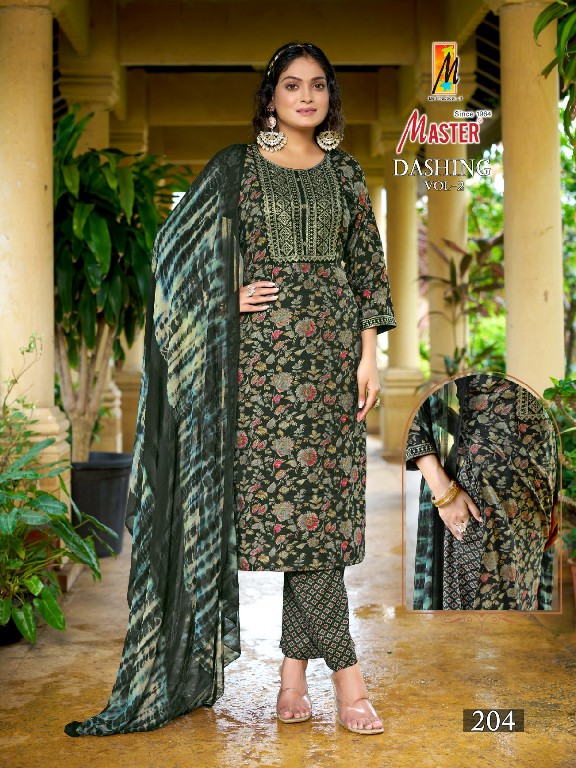 Master Dashing Vol-2 Wholesale Capsule Print Top With Bottom And Dupatta