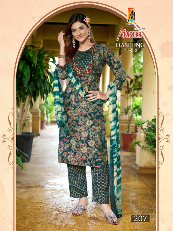 Master Dashing Vol-2 Wholesale Capsule Print Top With Bottom And Dupatta