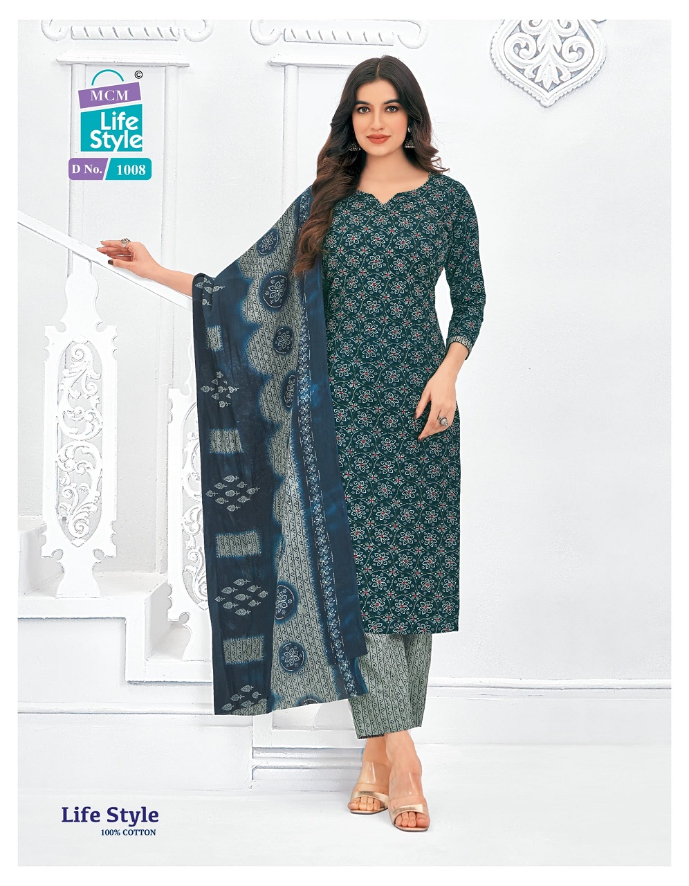 MCM Life Style Vol-10 Wholesale Pure Cotton Printed Readymade Dress