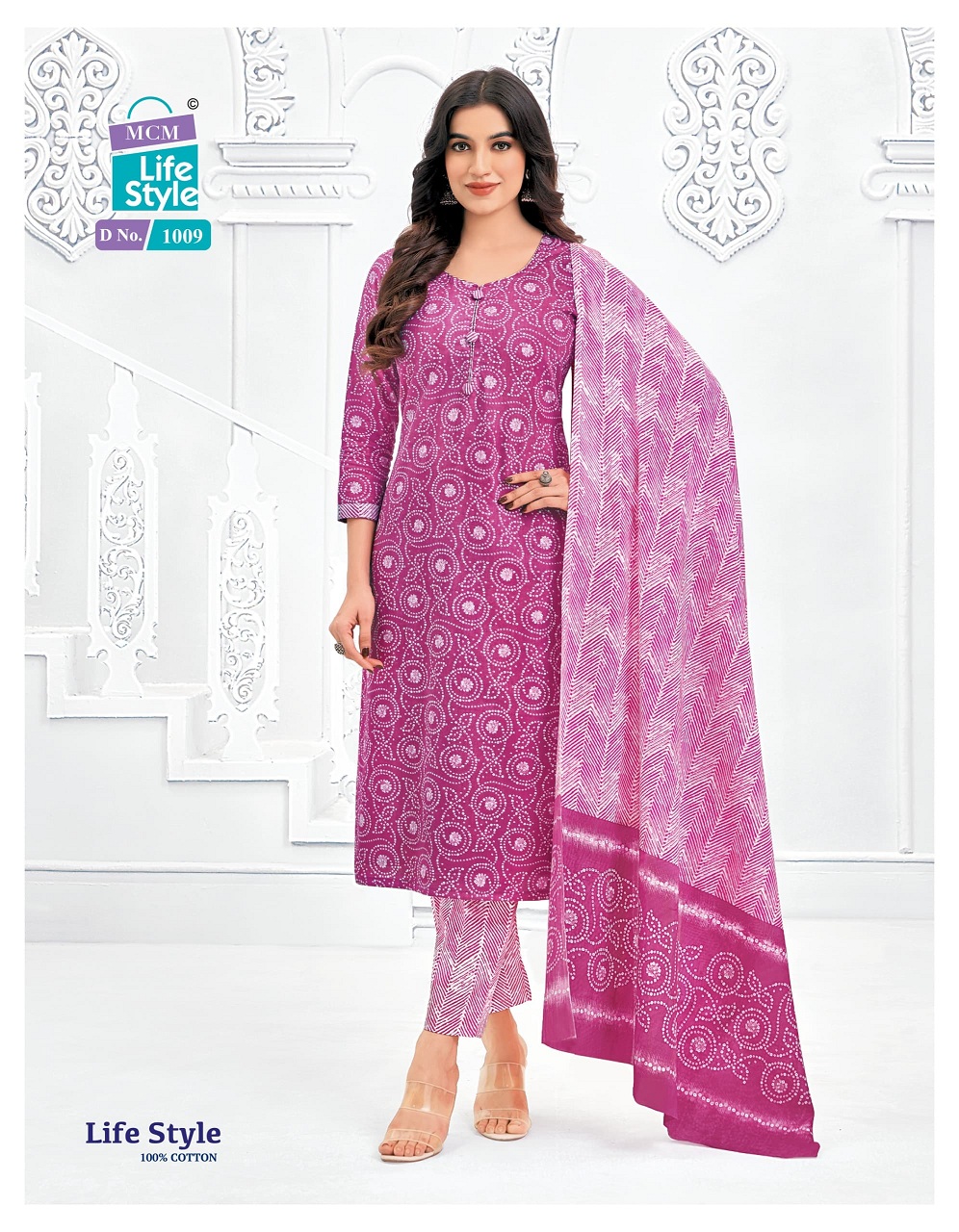 MCM Life Style Vol-10 Wholesale Pure Cotton Printed Readymade Dress