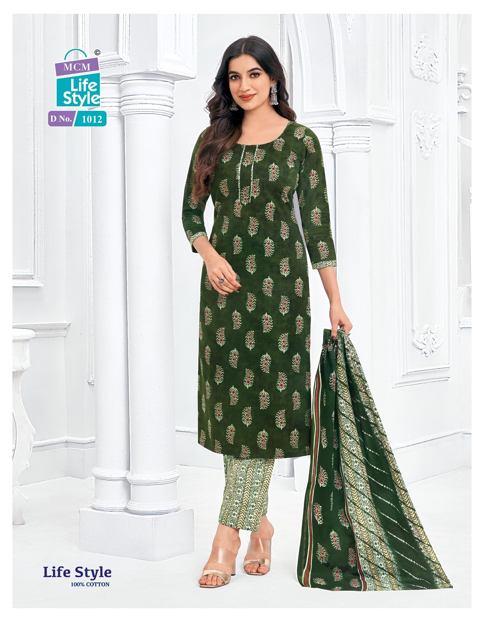 MCM Life Style Vol-10 Wholesale Pure Cotton Printed Readymade Dress