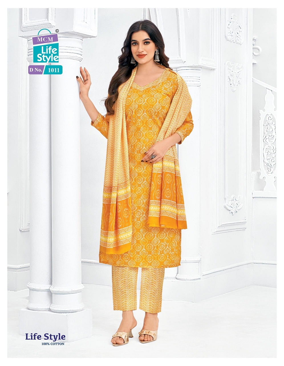 MCM Life Style Vol-10 Wholesale Pure Cotton Printed Readymade Dress