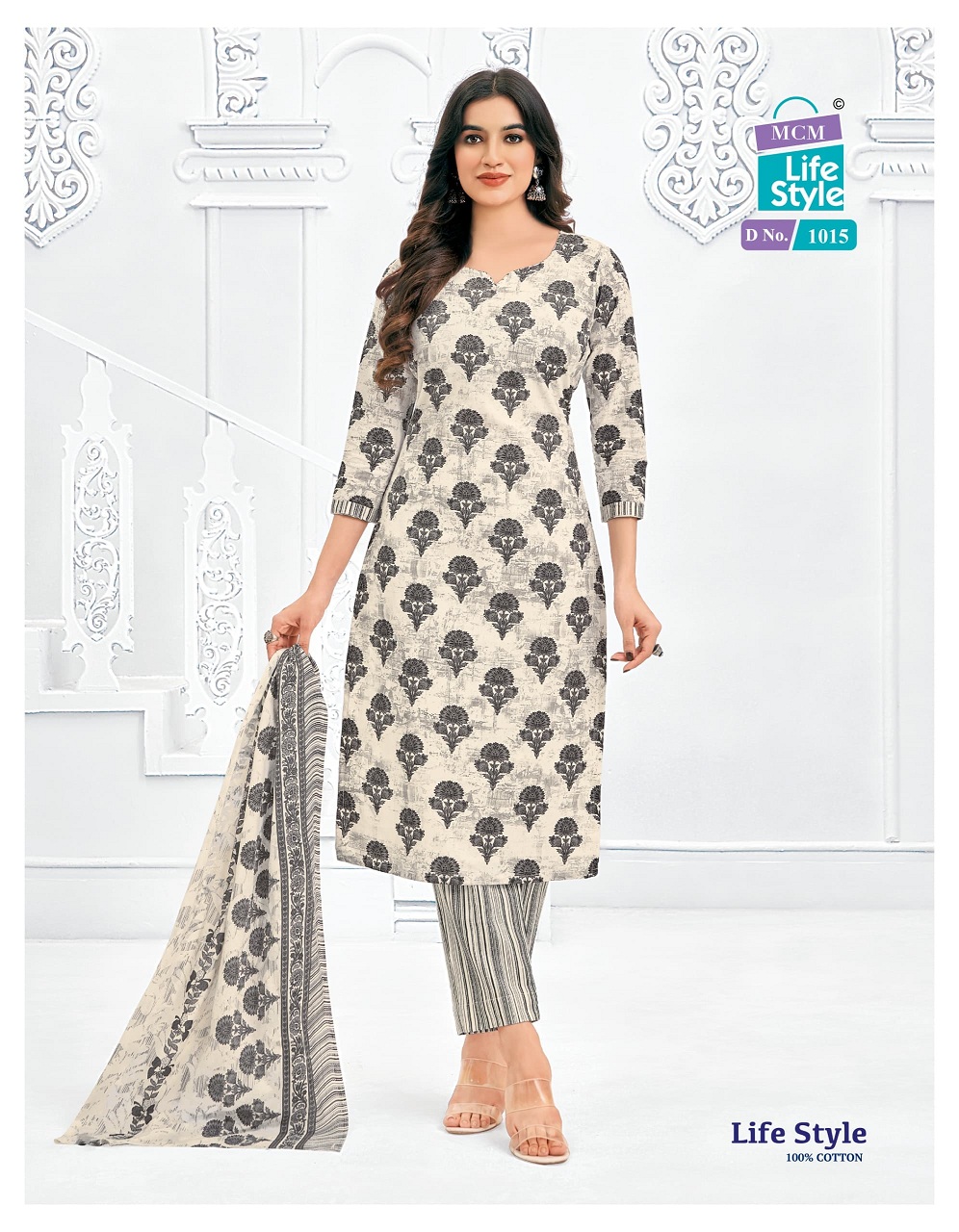MCM Life Style Vol-10 Wholesale Pure Cotton Printed Readymade Dress