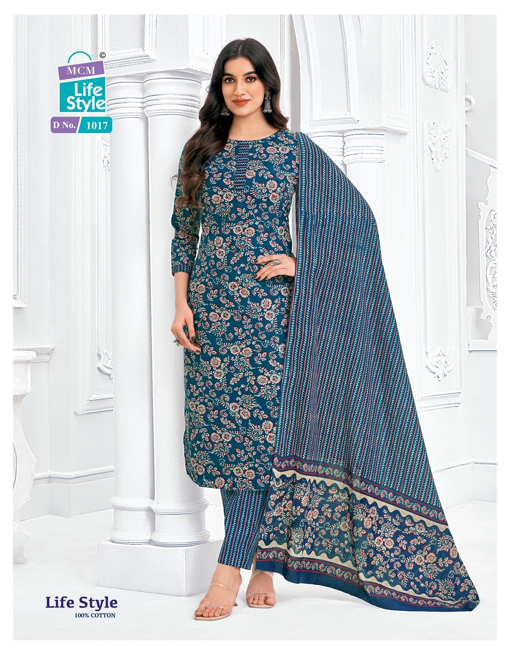 MCM Life Style Vol-10 Wholesale Pure Cotton Printed Readymade Dress
