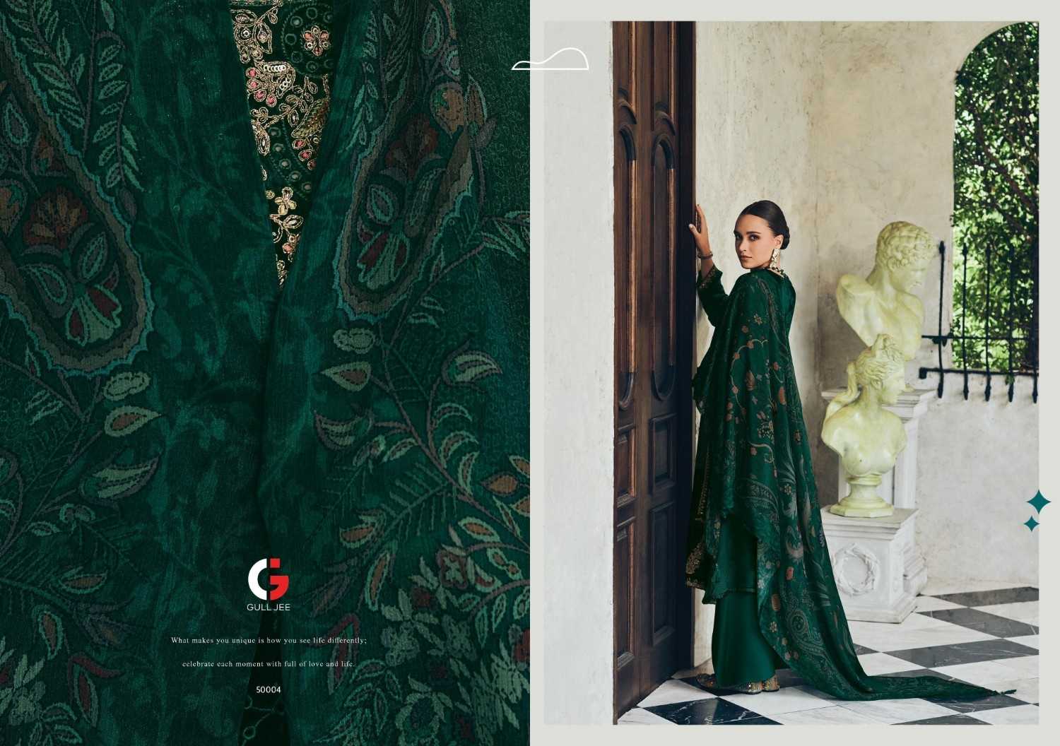 gull jee alfaz viscose velvet winter special stylish salwar suit